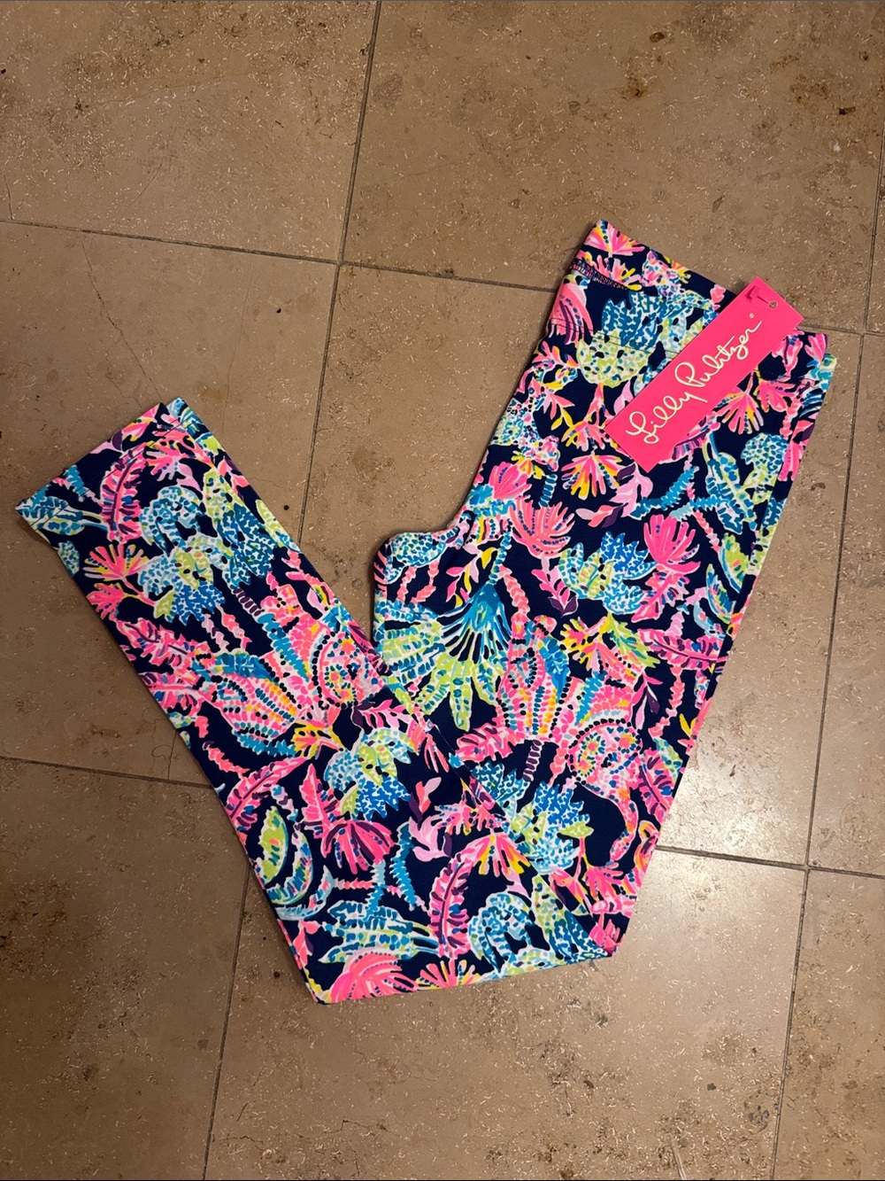 Lilly Pulitzer Oyster Bay Navy Maia Leggings
